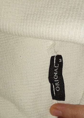 Kadın Beyaz kayık Yaka Uzun Kollu Kazak - Görsel 3