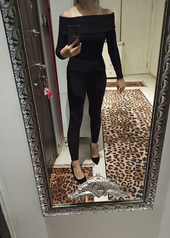 kayık yaka ince triko - Görsel 4