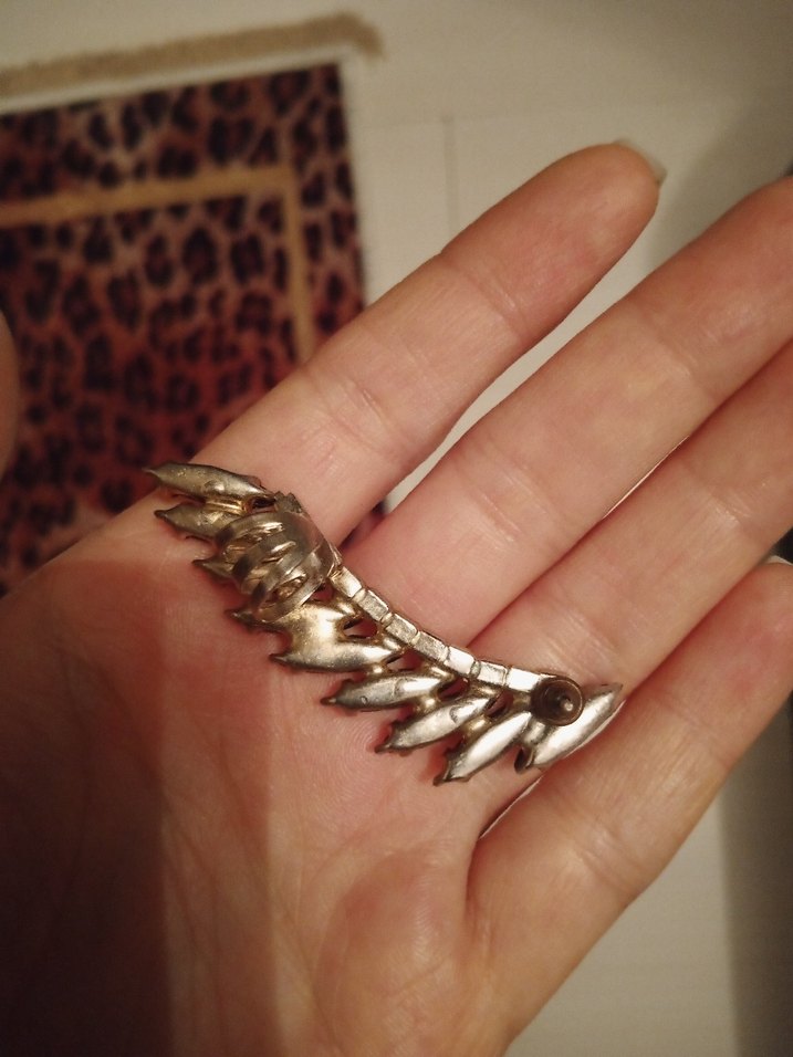 Siyah Parlak Taşlı Kadın Kulak Kıkırdağı - Görsel 3