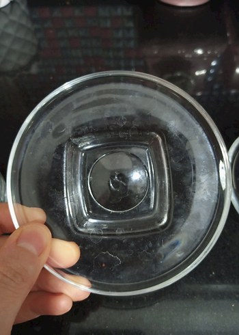 Beyaz Cam İkili Fincan ve Tabak Seti - Görsel 3