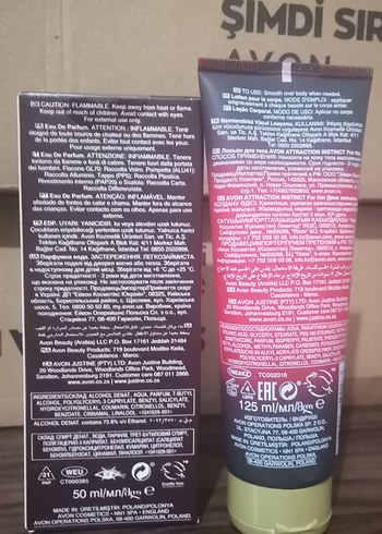 Avon Avon Attraction Instinct Kadın parfüm set parfüm & Vücut Losyonu