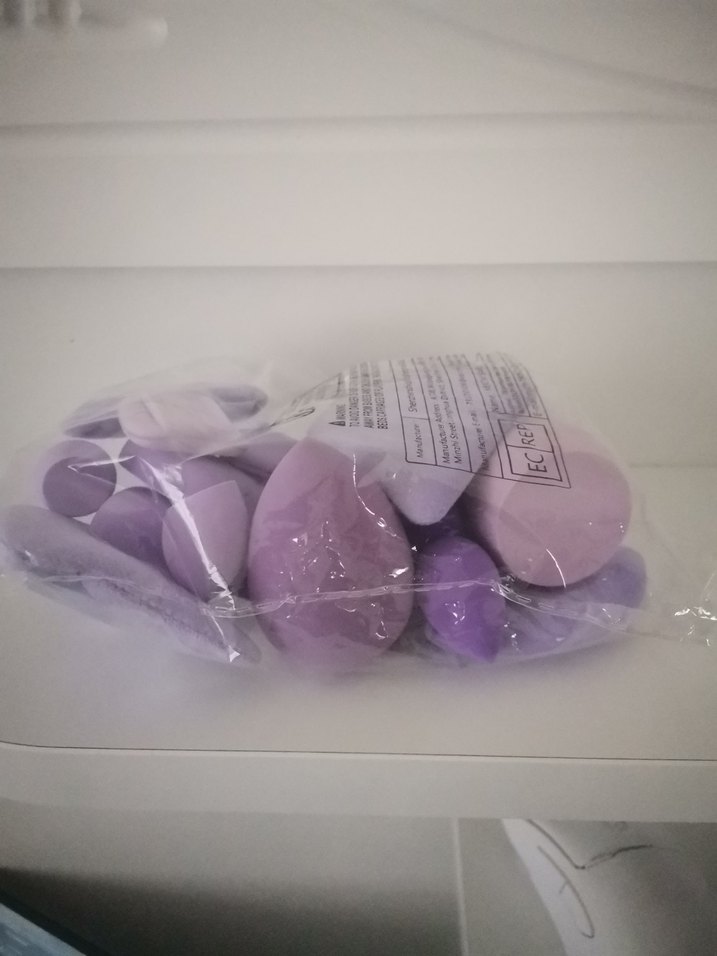 Pastel Mor Makyaj Süngeri Seti 20li - Görsel 2