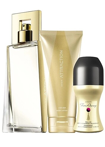 50ml Attraction kadın edp set 