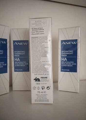 Hyalüronik asit içeren gece maskesi 75ml - Görsel 3