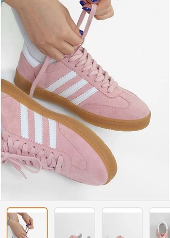 38 Beden Adidas Spezial Kadın Pembe Süet Spor Ayakkabı