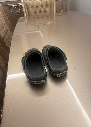 Gri Erkek Çocuk Cırtcırtlı Terlik - Görsel 4