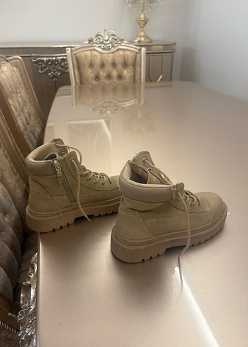 Bej Süet erkek çocuk Bot - Görsel 5