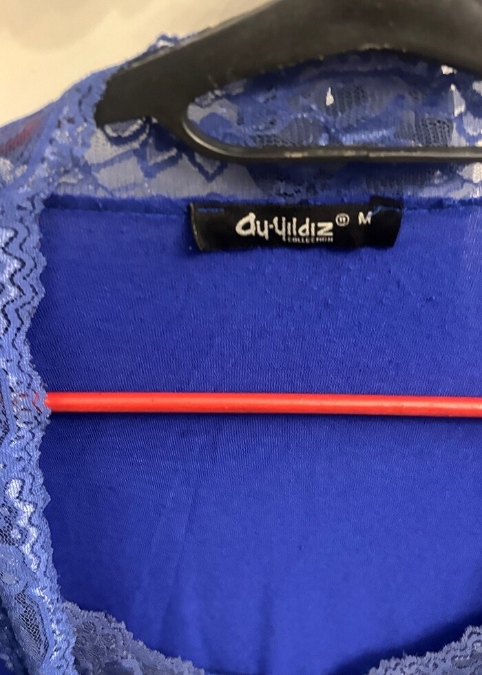 Ayyıldız gecelik sabahlık - Görsel 2