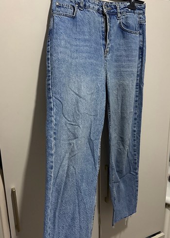Trendyol & Milla Acik Mavi Rahat Kesim Denim Jean