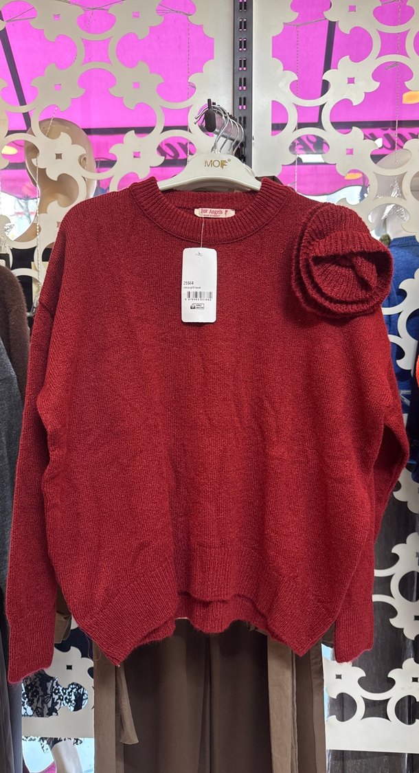 Düğmeli Beyaz Kadın Triko Kazak çeşitleri - Görsel 5