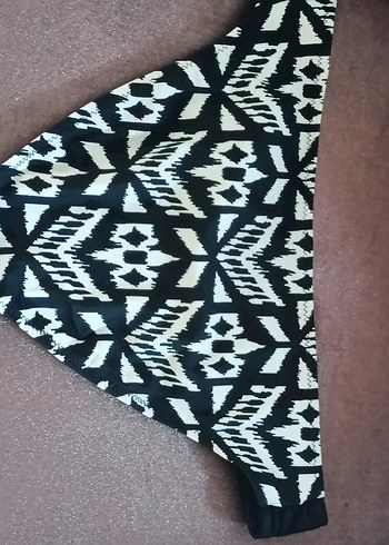 Bohem Desenli Siyah Bikini Altı - Görsel 2