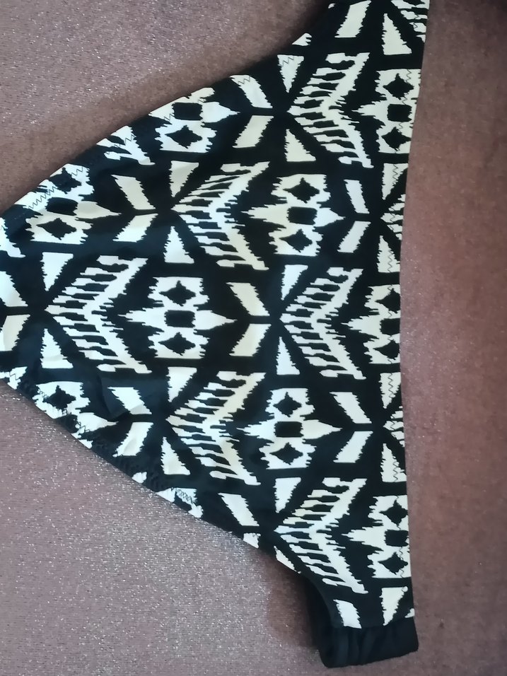 Bohem Desenli Siyah Bikini Altı - Görsel 2