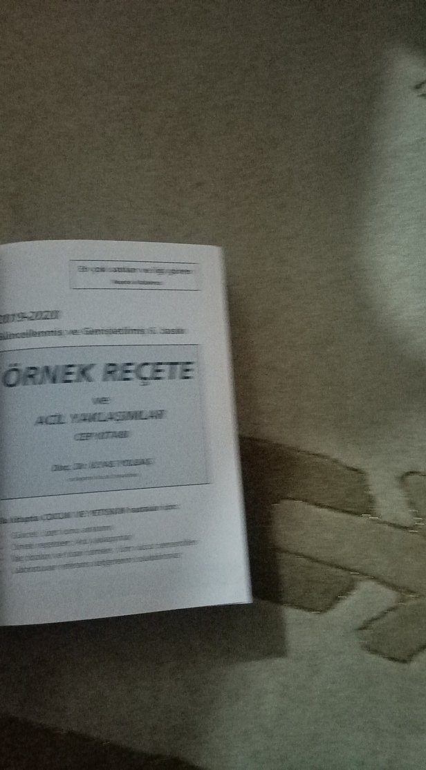 Örnek Reçete ve Acil Yaklaşımlar Cep Kitabı - Görsel 2