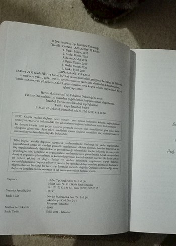 Dahili-Cerrahi-Adli Acil'ler El Kitabı 6. Baskı - Görsel 3