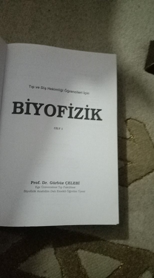 Biyofizik - Tıp ve Diş Hekimliği Öğrencileri İçin - Görsel 2