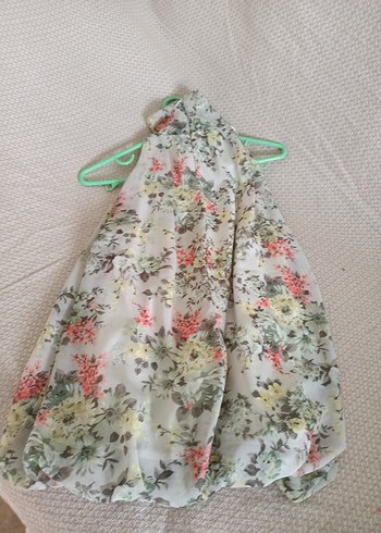 Çiçek Desenli Uzun Hamile Bluzu - Görsel 3