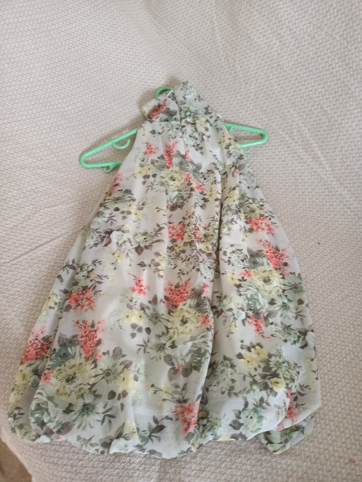 Çiçek Desenli Uzun Hamile Bluzu - Görsel 3