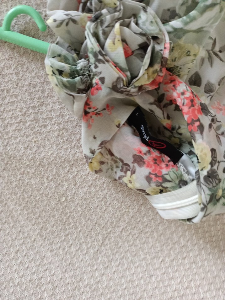 Çiçek Desenli Uzun Hamile Bluzu - Görsel 4