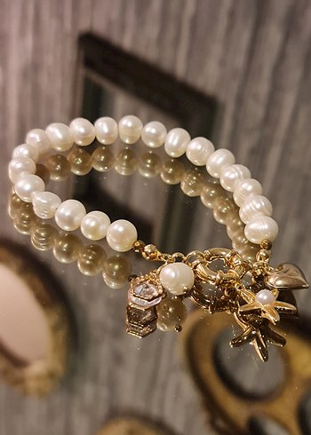 Gerçek İnci Bileklik - Görsel 4