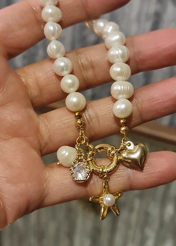 Gerçek İnci Bileklik - Görsel 3