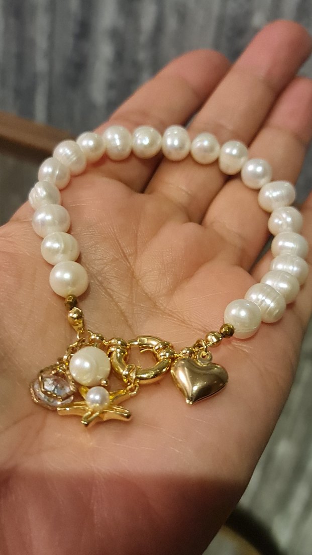 Gerçek İnci Bileklik - Görsel 2