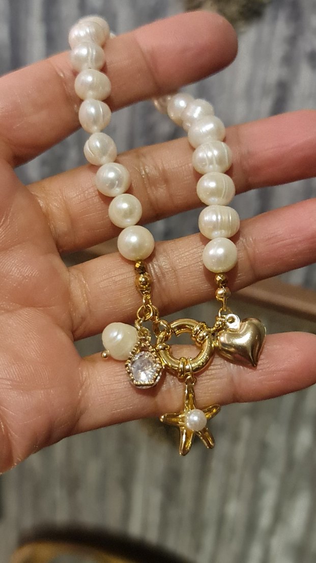 Gerçek İnci Bileklik - Görsel 3