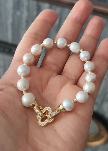 Gerçek Barok İnci Bileklik - Görsel 2