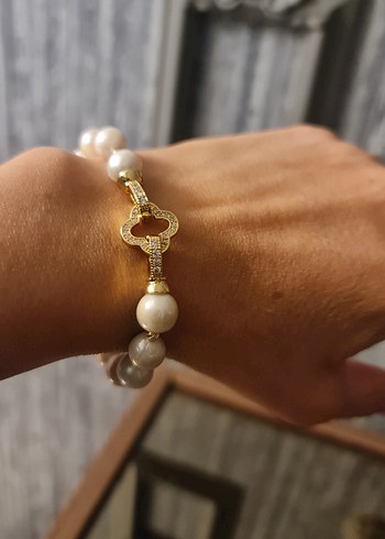 Gerçek Barok İnci Bileklik - Görsel 3