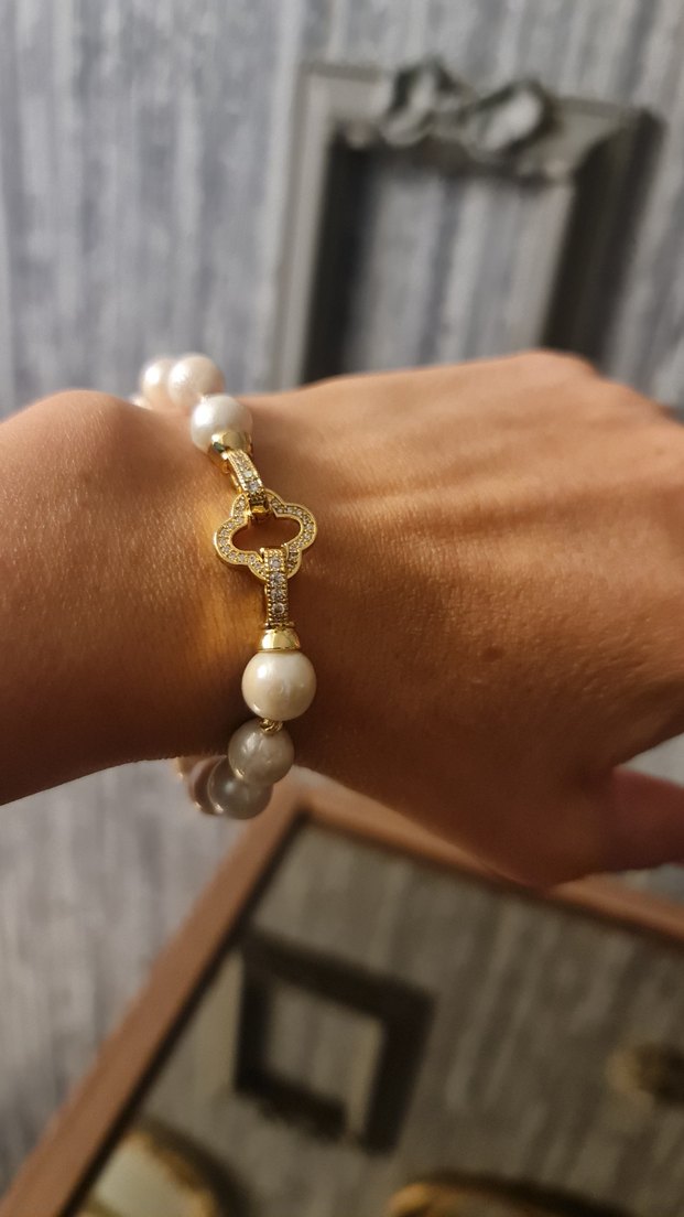 Gerçek Barok İnci Bileklik - Görsel 3