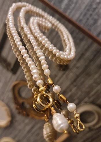 Gerçek İnci Kolye Birçok Model Tasarım Olabilir - Görsel 9