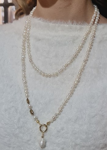 Gerçek İnci Kolye Birçok Model Tasarım Olabilir - Görsel 4