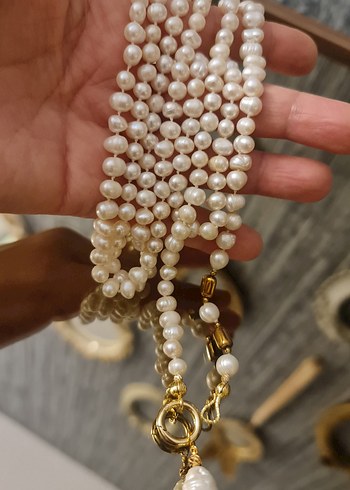 Gerçek İnci Kolye Birçok Model Tasarım Olabilir - Görsel 8