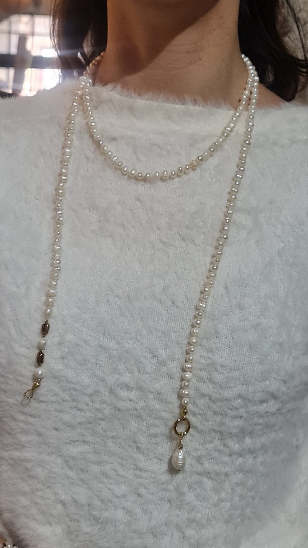 Gerçek İnci Kolye Birçok Model Tasarım Olabilir - Görsel 5