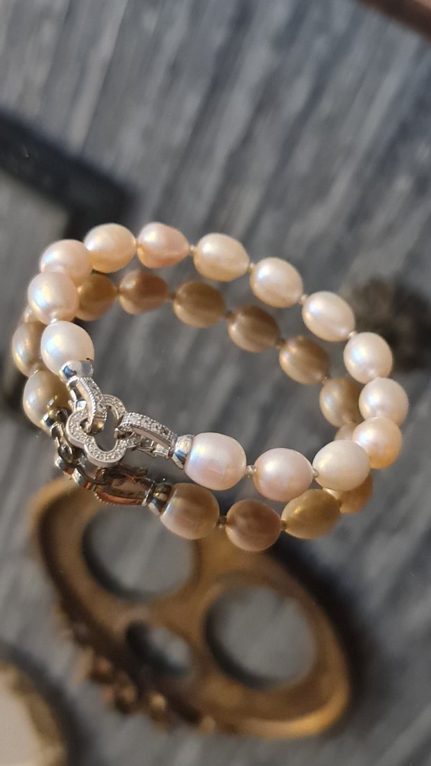 Gerçek İnci Bileklik - Görsel 2