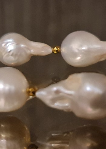 Gerçek Muntazam Barok İnci Bileklik - Görsel 6