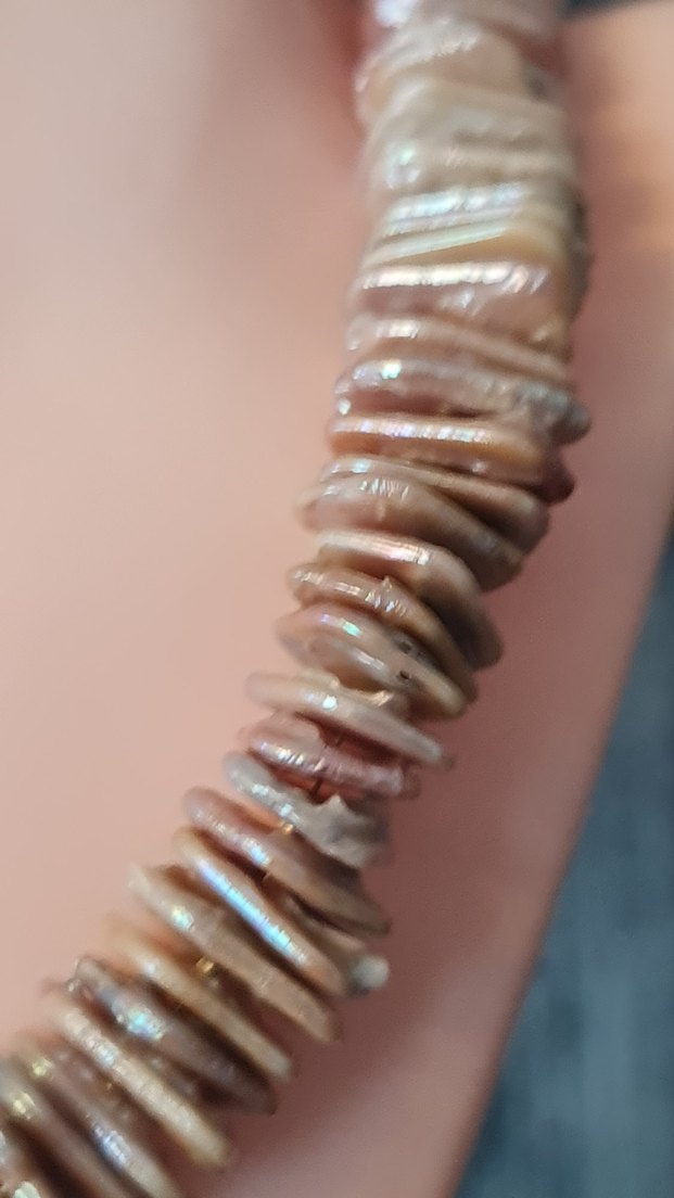 Gerçek Barok (Slice) İnci Kolye - Görsel 5