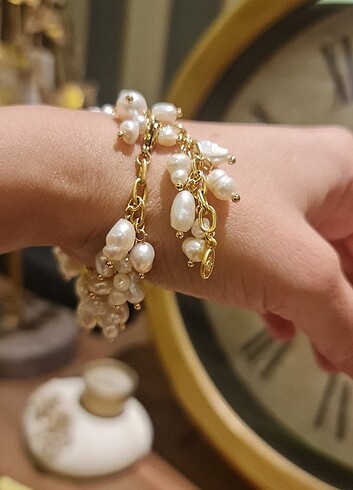 Gerçek inci Bileklik - Görsel 2