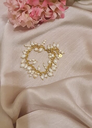 Gerçek inci Bileklik - Görsel 5