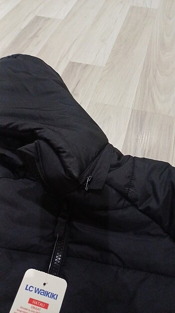 10 Yaş Beden siyah Renk Şişme mont