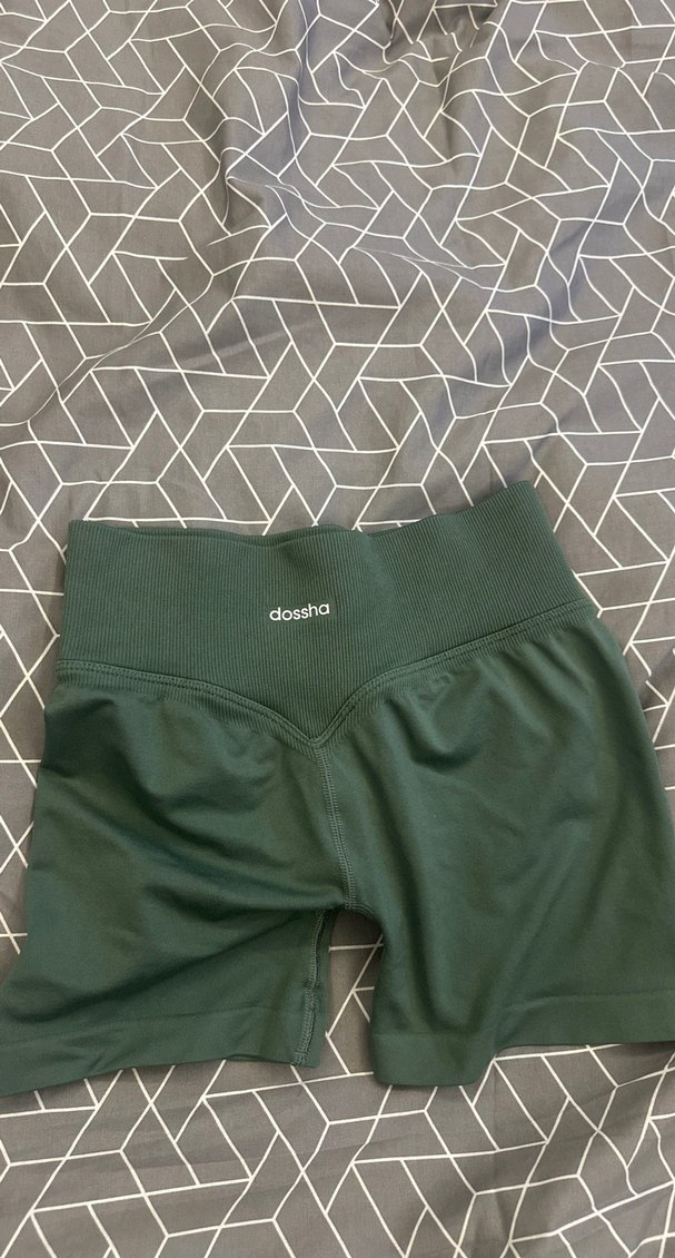 Dossha Yeşil Mini Spor Tayt - Görsel 4