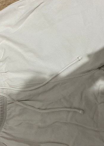 Zara Beyaz Keten Salaş Kadın Pantolon - Görsel 5