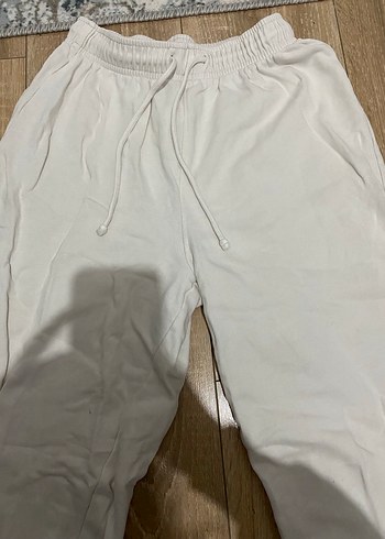 Zara Beyaz Keten Salaş Kadın Pantolon - Görsel 6