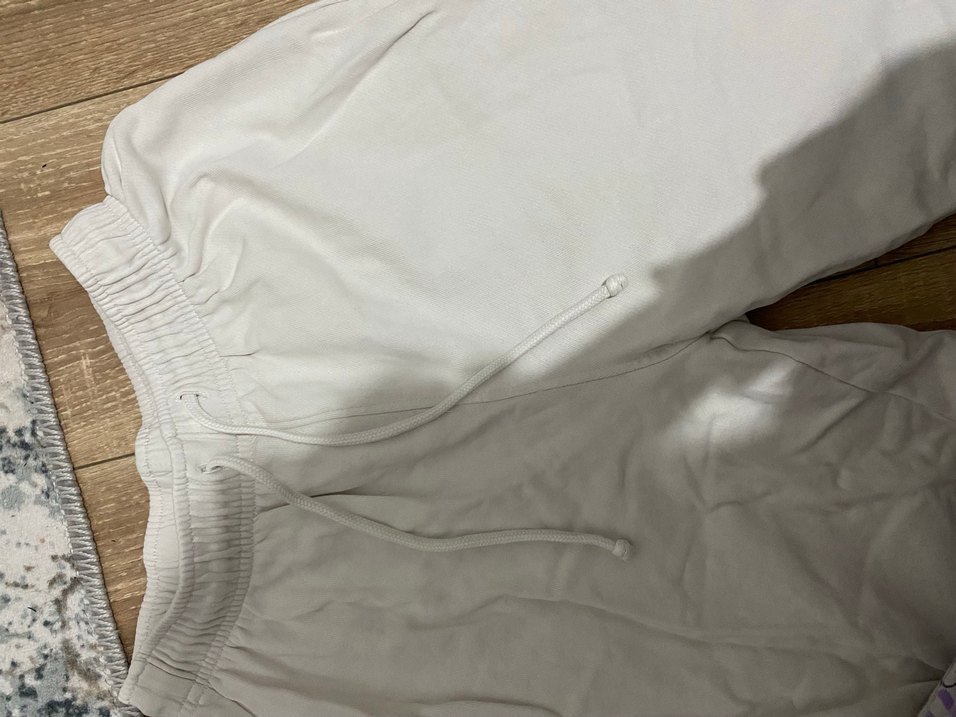 Zara Beyaz Keten Salaş Kadın Pantolon - Görsel 5