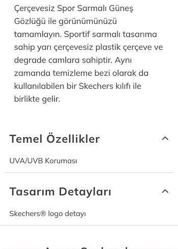 Beden skechers gözlük