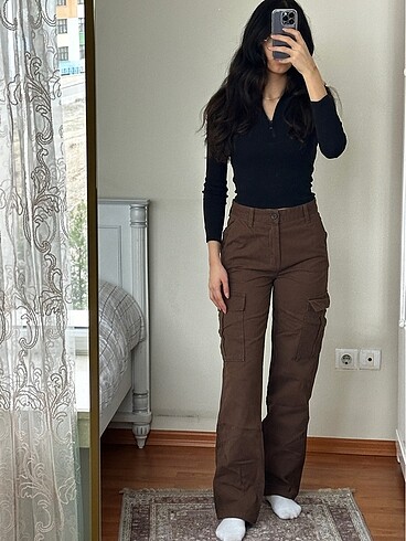 Stradivarius straight kargo pantolon