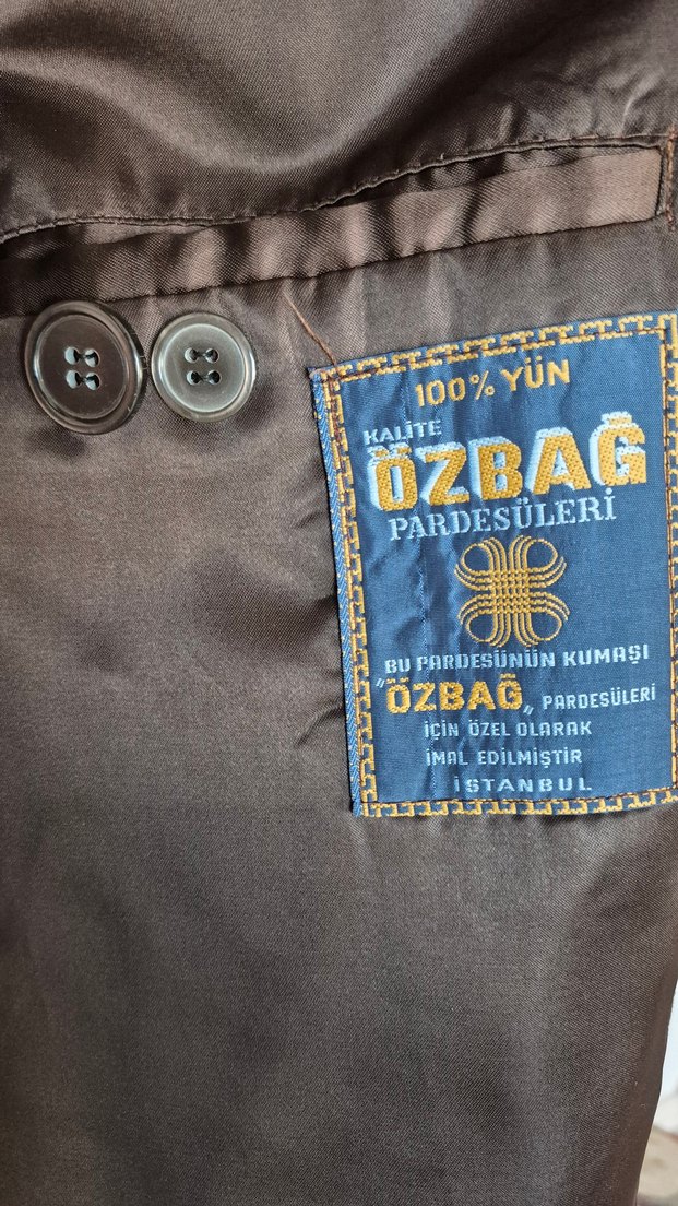 Uzun Erkek Kadın Trençkot Yün kaban — görsel 9/12