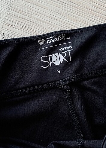 s Beden siyah Renk Koton spor tayt