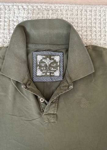 Düğmeli Kısa Kollu Erkek Polo Tişört - Görsel 4