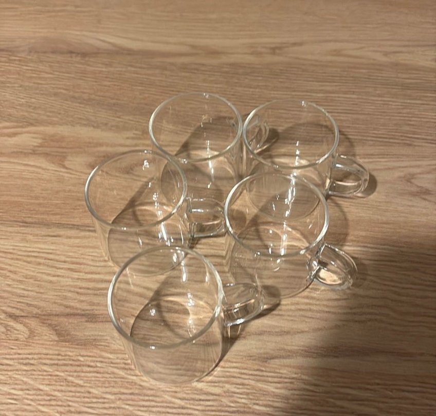 Şeffaf Cam Kulplu Espresso Bardağı - Görsel 3