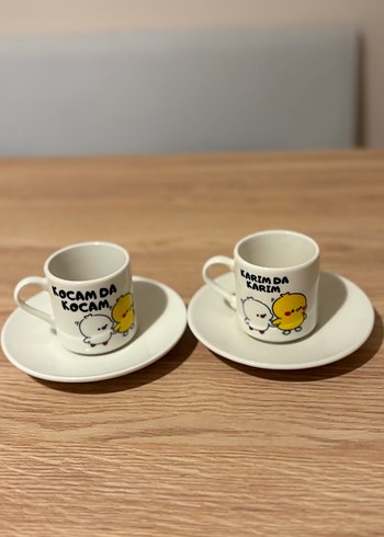 Beyaz Sevgili Fincan Seti - Görsel 3
